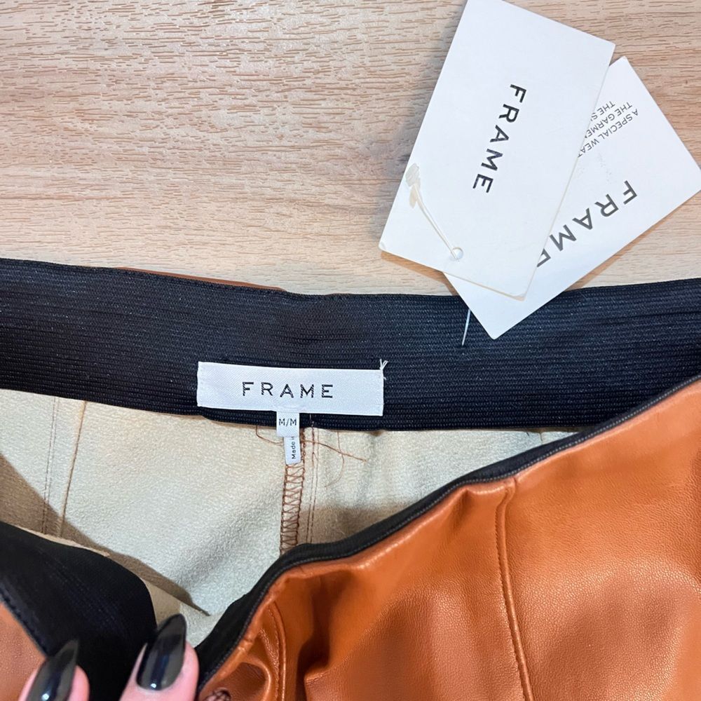 NWT Frame faux leather leggings - Picture 4 of 5